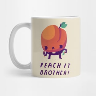 peach it brother Mug